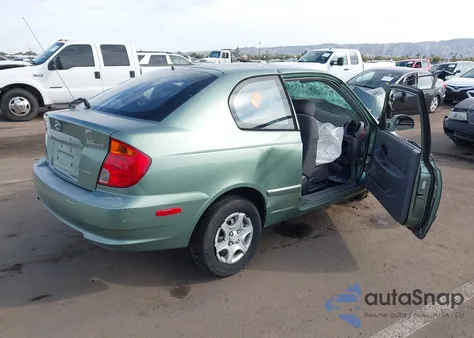 2004 Hyundai Accent Gl/Gt z USA, uszkodzony, nr VIN KMHCG35C34U279175